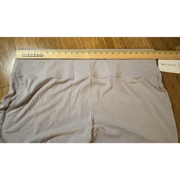 Athleta Seasoft Wide Crop Pant Tinsel Purple Grey Plus Sz 3X NWT $99 Lounge Soft - Picture 6 of 8
